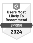 PayPro Global G2 Users Most Likely to Recommend spring 2024